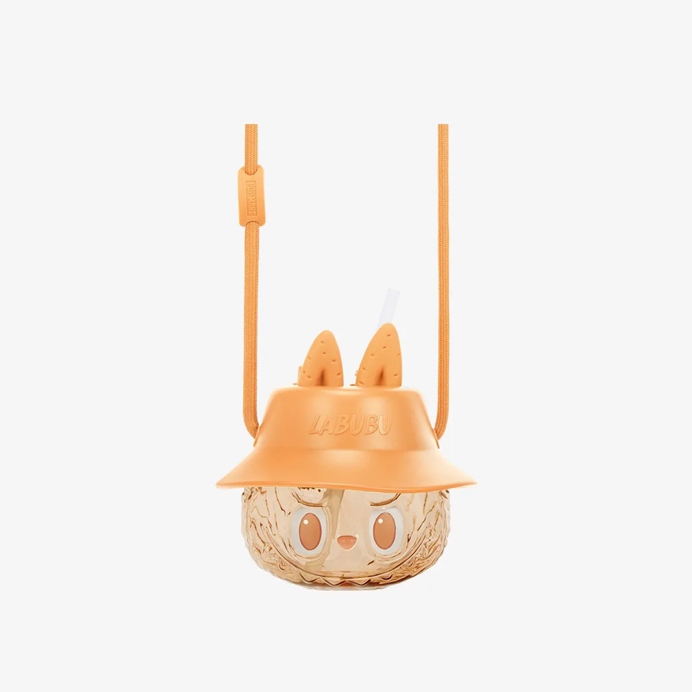 Pop Mart The Monsters Labubu Wacky Mart Tumbler Cup “Honey Orange”
